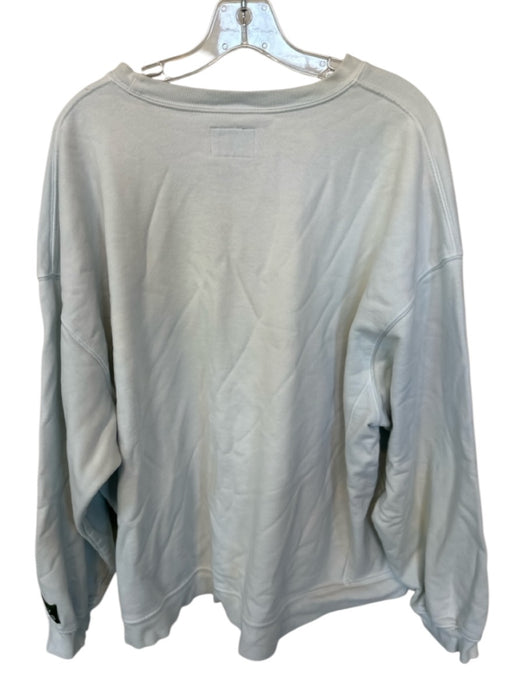 Daily Drills Size XS/S Mint Cotton Long Sleeve Crew Neck Oversize Sweatshirt Mint / XS/S