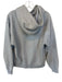 Aritzia Size L Grey & Green Cotton Blend Hood Pocket Logo Athleisure Sweatshirt Grey & Green / L