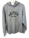 Aritzia Size L Grey & Green Cotton Blend Hood Pocket Logo Athleisure Sweatshirt Grey & Green / L