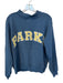 Parke Size S/M Blue & Yellow Cotton Mock Neck Long Sleeve Logo Sweatshirt Blue & Yellow / S/M