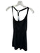 Madewell Size M Black Nylon Blend Spaghetti Strap built in shorts Dress Black / M