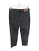 Madewell Size 26 Grey Cotton Wide Leg Raw Hem Straight Jeans Grey / 26