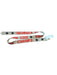 Moyna Silver & Red Beaded UGA Bag Strap Belts Silver & Red / One Size