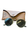 Ray Ban Gold & Purple Metal Circles Ombre Sunglasses Gold & Purple
