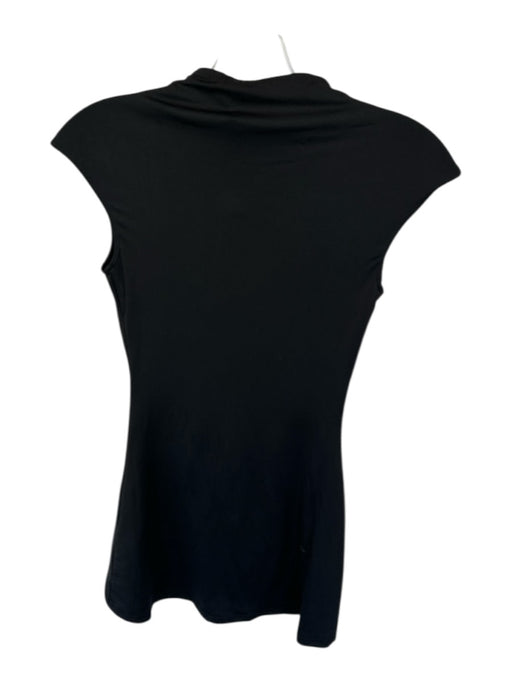 Peppermayo Size 2 Black Cut Outs High Neck Mini Cap Sleeve Dress Black / 2