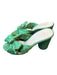 Loeffler Randall Shoe Size 7 Green Bow detail Pleat Heels Green / 7