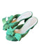 Loeffler Randall Shoe Size 7 Green Bow detail Pleat Heels Green / 7