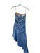 Cinq a Sept Size 2 Periwinkle Silk Sleeveless Built in Bra Asymetrical Gown Periwinkle / 2