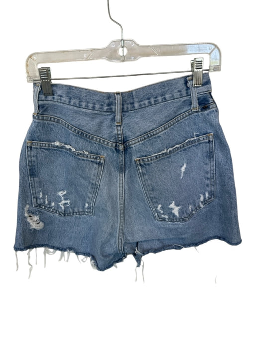 Agolde Size Est XS Light Wash Organic Cotton High Waist Button Fly Shorts Light Wash / Est XS