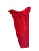 Hello Molly Size 4 Red Polyester Strapless Acordian Pleated Underwire Gown Red / 4