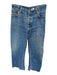 Levis Size Est 25 Med Wash Raw Hem Wide Leg Jeans Med Wash / Est 25