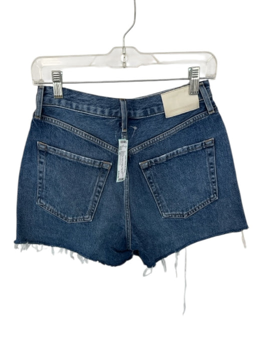 Citizens of Humanity Size 26 Med Dark Wash Cotton High Waist Button Fly Shorts Med Dark Wash / 26
