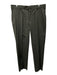 Miller Brothers Size 36 Dark Gray Wool Solid Dress Men's Pants Dark Gray / 36