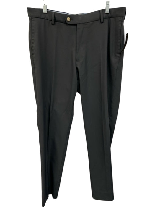 Peter Millar Size 35 Gray Synthetic Solid Athletic Khakis Men's Pants Gray / 35