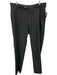 Peter Millar Size 35 Gray Synthetic Solid Athletic Khakis Men's Pants Gray / 35