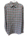 Cremieux Size L White & Multi Cotton Plaid Button Down Men's Long Sleeve Shirt White & Multi / L