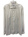 Eton Size 16.5 White Cotton Solid Button Up Spread Collar Long Sleeve Shirt White / 16.5