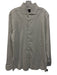Boss Size L White Cotton Twill Button Up Spread Collar Men's Long Sleeve Shirt White / L