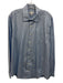 Peter Millar Size L Blue Cotton Plaid Button Up Spread Collar Long Sleeve Shirt Blue / L