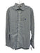 Polo Size L Blue & Yellow Cotton Plaid Button Up Spread Collar Long Sleeve Shirt Blue & Yellow / L