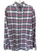 Ralph Lauren Size L Red, White & Blue Cotton Plaid Button Down Long Sleeve Shirt Red, White & Blue / L