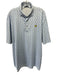 Turtleson Size XL White & Blue Polyester All Over Print Polo Men's Short Sleeve White & Blue / XL