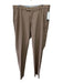 Peter Millar Size 35 Dark beige Polyester Solid Zip Fly Men's Pants Dark beige / 35