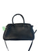 Kate Spade Black Pebble Leather Top Handles Detachable Strap Zip Close Bag Black / M