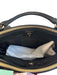 Coach Black Leather Gold hardware Top Handles Detachable Crossbody Strap Bag Black / Small
