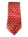 Ferragamo Red & Yellow Print Silk All Over Print Men's Tie Red & Yellow Print