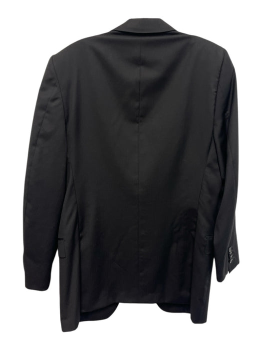 Zegna AS IS Black Wool Solid 3 button Men's Suit Black / 42R