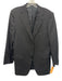 Zegna AS IS Black Wool Solid 3 button Men's Suit Black / 42R