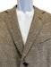 Boglioli Tan Wool Blend Plaid 3 button Men's Suit Tan / 42R