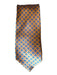 Steffano Ricci Blue & Orange Silk All Over Print Men's Tie Blue & Orange