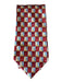Zegna Red & Multi Silk All Over Print Men's Tie Red & Multi