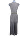 Alexander McQueen Size Est S Purple Gray Viscose Blend Gathered Detail Gown Purple Gray / Est S