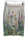 Geisha Design Size XS Beige & Multi Polyester Blend Floral Sequined Skirt Beige & Multi / XS