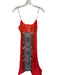 Intimately Free People Size S Orange Multi Viscose Floral Abstract Dress Orange Multi / S