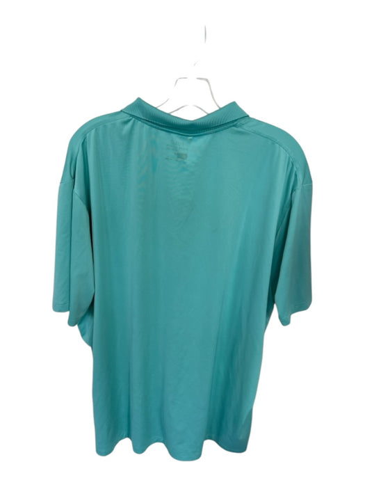 Polo Ralph Lauren Size XXL Teal Polyester Collar Short Sleeve Men's Polo Teal / XXL