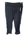 Lululemon Size Est S Black Pockets Drawstring Striped Athletic Pants Black / Est S