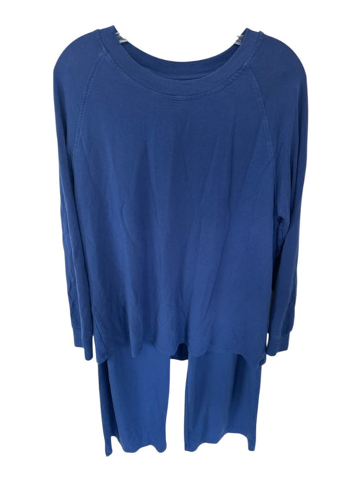 Lake Size L Navy Modal Blend Long Sleeve Drawstring Set Pajamas Navy / L