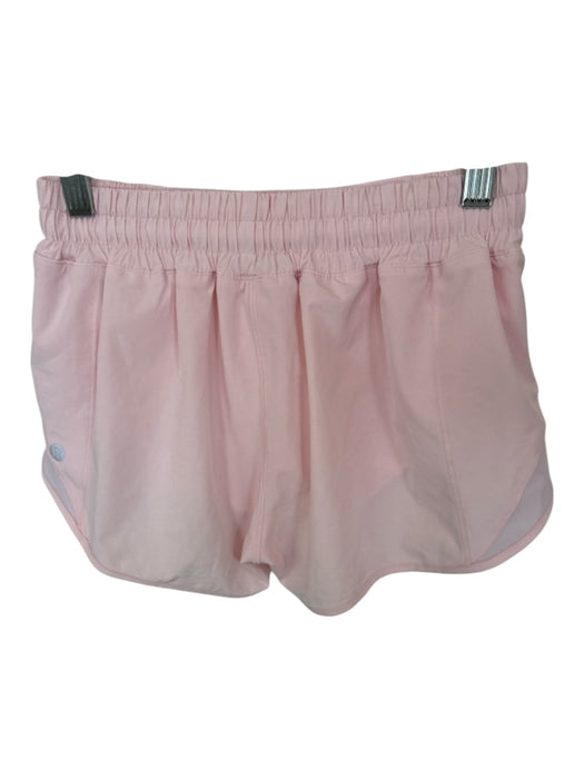 Lululemon Size 4 Baby Pink Polyester Blend Lining Detail Side Zip Shorts Baby Pink / 4