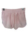 Lululemon Size 4 Baby Pink Polyester Blend Lining Detail Side Zip Shorts Baby Pink / 4
