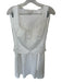 Wayf Size M White Cotton Blend Drop Waist Lace Detail Maxi Button Top Skirt Set White / M