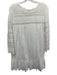 Loveshackfancy Size XL White Cotton Long Sleeve Lace design Buttons Dress White / XL