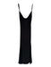 Club L Size 6 Black Polyester Cowl Neck Backless Lace Detail Gown Black / 6