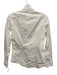 Ann Mashburn Size S White & Animal Cotton Button Down Collar Long Sleeve Top White & Animal / S