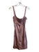 Oh Polly Size 4 Pink Polyester Scoop Neck Sleeveless Rhinestones Dress Pink / 4