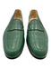 Silvia Fiorentina Shoe Size 7.5 Green Leather Almond Toe Penny Loafer Loafers Green / 7.5
