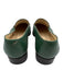 Silvia Fiorentina Shoe Size 7.5 Green Leather Almond Toe Penny Loafer Loafers Green / 7.5